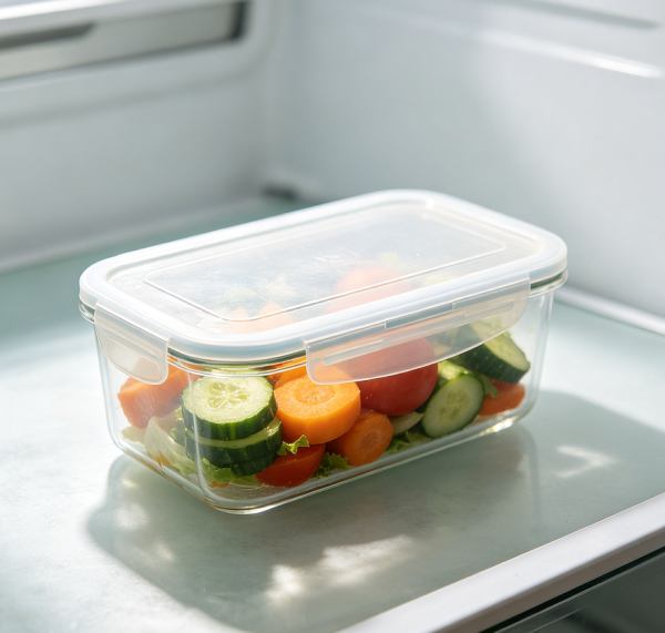 Rectangular Food Preservation Box with Lid